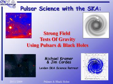 Pulsar Science with the SKA: