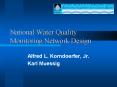 National Water Quality Monitoring Network Design PowerPoint PPT Presentation
