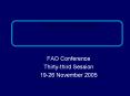 FAO Conference PowerPoint PPT Presentation