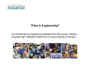 An introduction to engineering adapted from the course 
