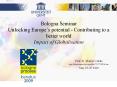 Bologna Seminar Unlocking Europe PowerPoint PPT Presentation