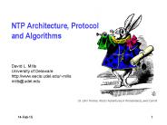 NTP Architecture, Protocol and Algorithms