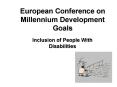 European Conference on Millennium Development Goals PowerPoint PPT Presentation