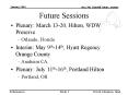 Future Sessions PowerPoint PPT Presentation