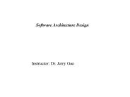 Software Architecture Design