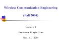 Wireless Communication Engineering Fall 2004 PowerPoint PPT Presentation