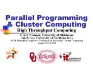 Parallel Programming