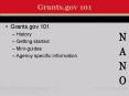 Grants'gov 101 PowerPoint PPT Presentation
