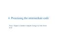 4' Processing the intermediate code PowerPoint PPT Presentation