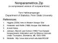 Nonparametrics.Zip (a compressed version of nonparamtrics) Tom Hettmansperger Department of Statistics, Penn State University PowerPoint PPT Presentation