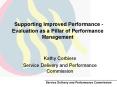 Supporting Improved Performance Evaluation as a Pillar of Performance Management PowerPoint PPT Presentation