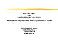 HIV/AIDS NPOs AND COMMERCIAL ENTERPRISES: What options for partnership and cooperations do exist?  Mag. Frank M. Amort Aids Hilfe Wien amort@aids.at www.aids.at PowerPoint PPT Presentation