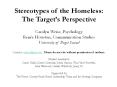 Stereotypes of the Homeless: PowerPoint PPT Presentation