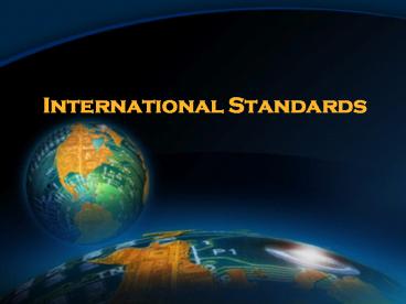 International Standards