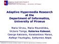 Adaptive Hypermedia Research at the Department of Informatics, University of Piraeus PowerPoint PPT Presentation