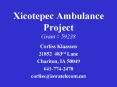 Xicotepec Ambulance Project Grant PowerPoint PPT Presentation