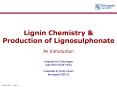 Lignin Chemistry PowerPoint PPT Presentation
