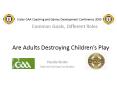 Ulster GAA Coaching and Games Development Conference 2009 PowerPoint PPT Presentation