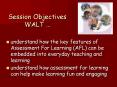 Session Objectives WALT PowerPoint PPT Presentation