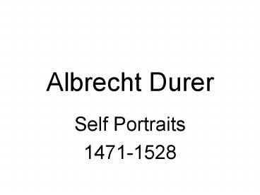Albrecht Durer
