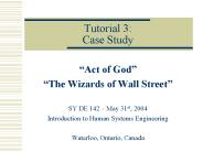 Tutorial 3: Case Study