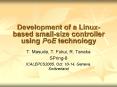 Development of a Linuxbased smallsize controller using PoE technology PowerPoint PPT Presentation