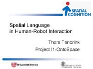 Spatial Language in Human-Robot Interaction