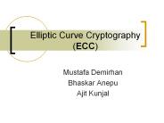 Elliptic Curve Cryptography (ECC)