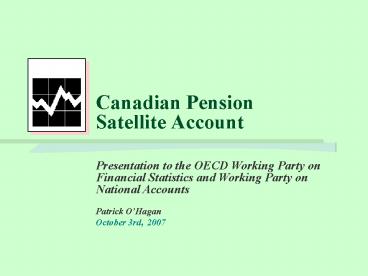 Canadian Pension Satellite Account