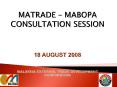 MATRADE  PowerPoint PPT Presentation