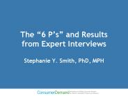 The 6 Ps and Results from Expert Interviews