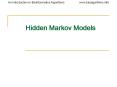 Hidden Markov Models PowerPoint PPT Presentation