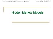 Hidden Markov Models