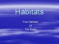 Habitats PowerPoint PPT Presentation
