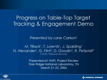 Thesis Defense Presentation