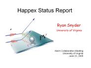 Happex Status Report
