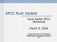 SPCC Rule Update PowerPoint PPT Presentation