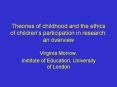 Theories of childhood and the ethics of childrens participation in research: an overview PowerPoint PPT Presentation