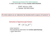 Spectroscopic factors from direct reactions