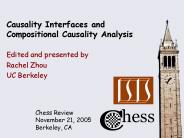 Causality Interfaces and Compositional Causality Analysis