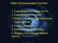 Major Environmental Concerns PowerPoint PPT Presentation