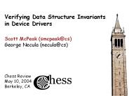 Verifying Data Structure Invariants in Device Drivers