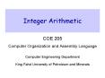 Integer Arithmetic PowerPoint PPT Presentation