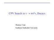 CPV Search in 0 Decays