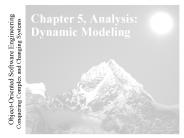 Chapter 5, Analysis: Dynamic Modeling