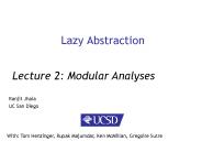 Lazy Abstraction