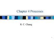 Chapter 4 Processes
