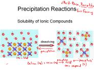 Precipitation Reactions