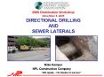 DIRECTIONAL DRILLING AND SEWER LATERALS PowerPoint PPT Presentation