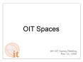 AllOIT Spring Meeting PowerPoint PPT Presentation